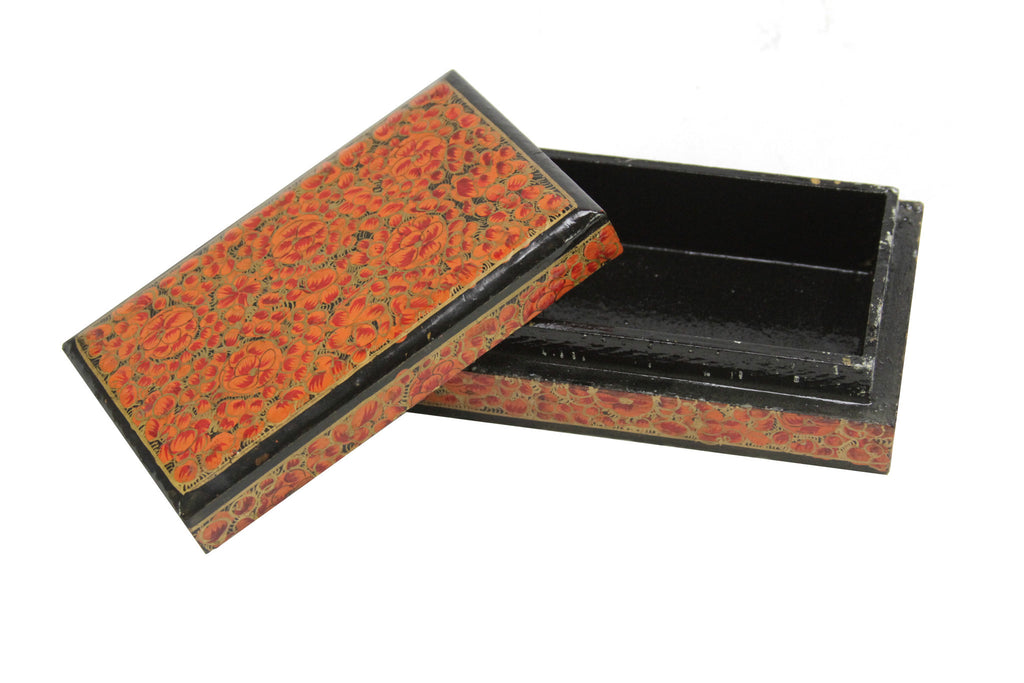 Petite Ravi Kashmiri Hand Painted Box