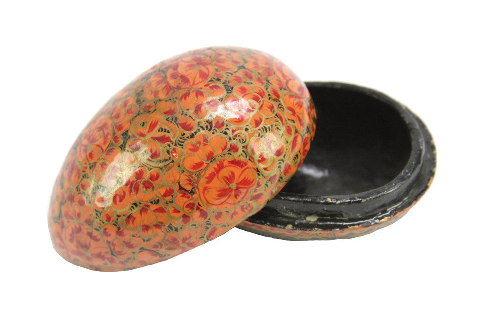 Ravi Egg Kashmiri Hand Painted Box