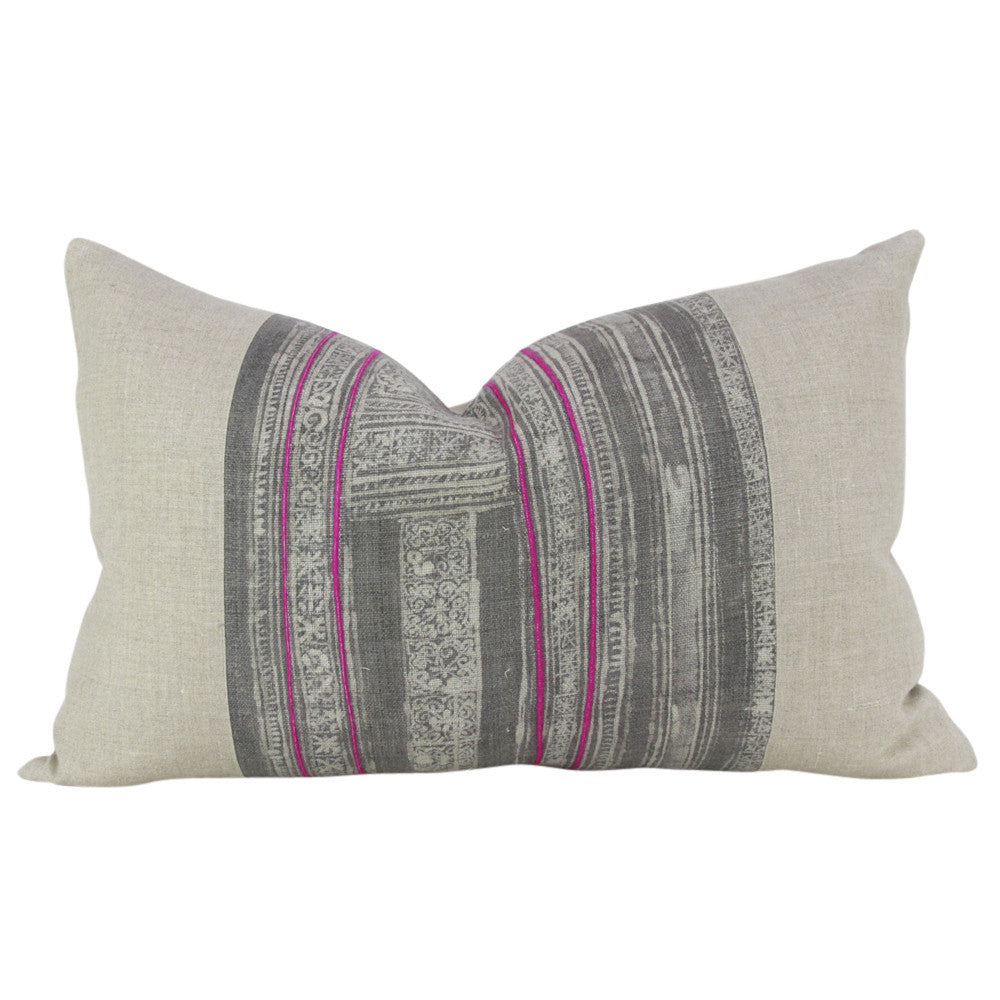 Ash Lumbar Batik Linen I