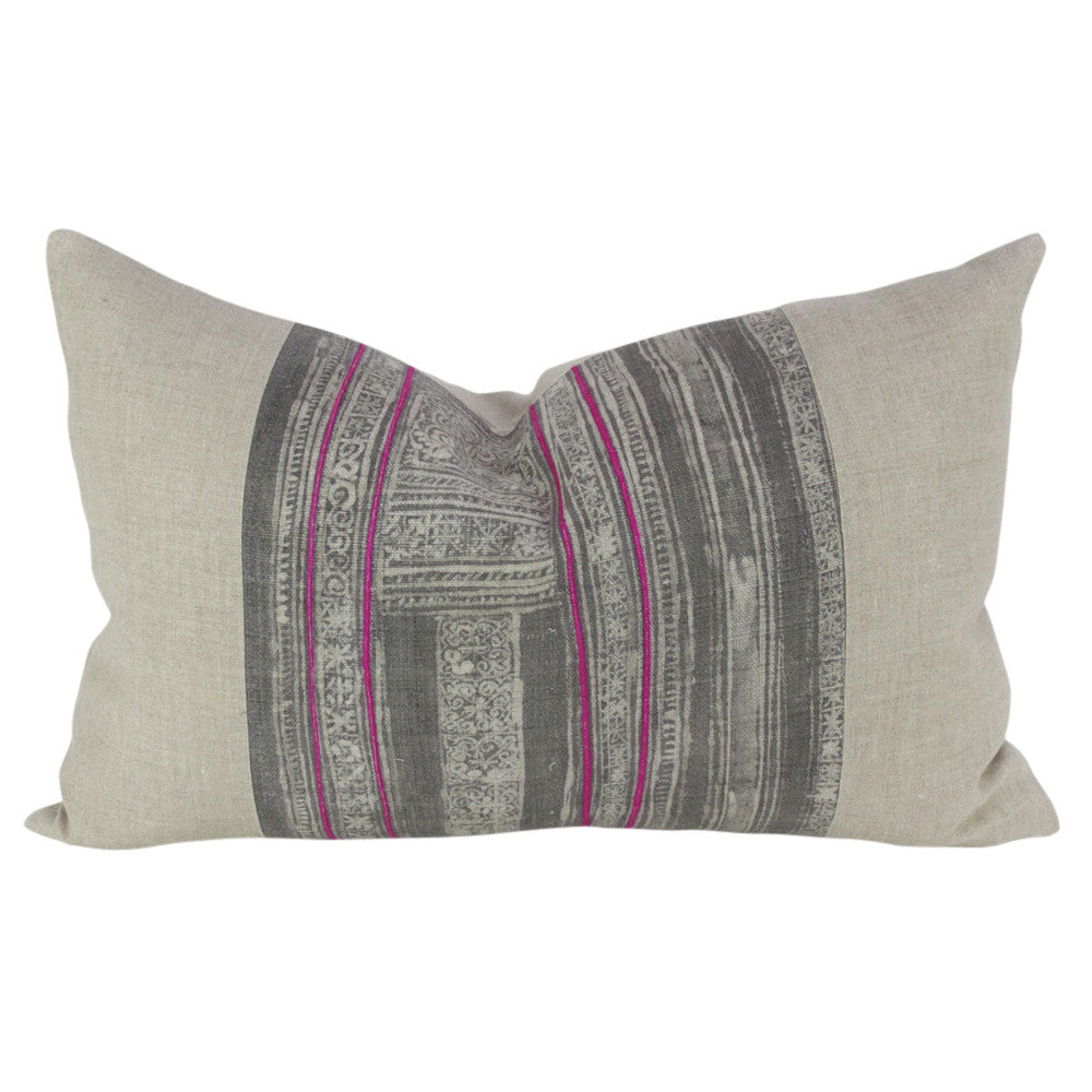 Ash Lumbar Batik Linen I