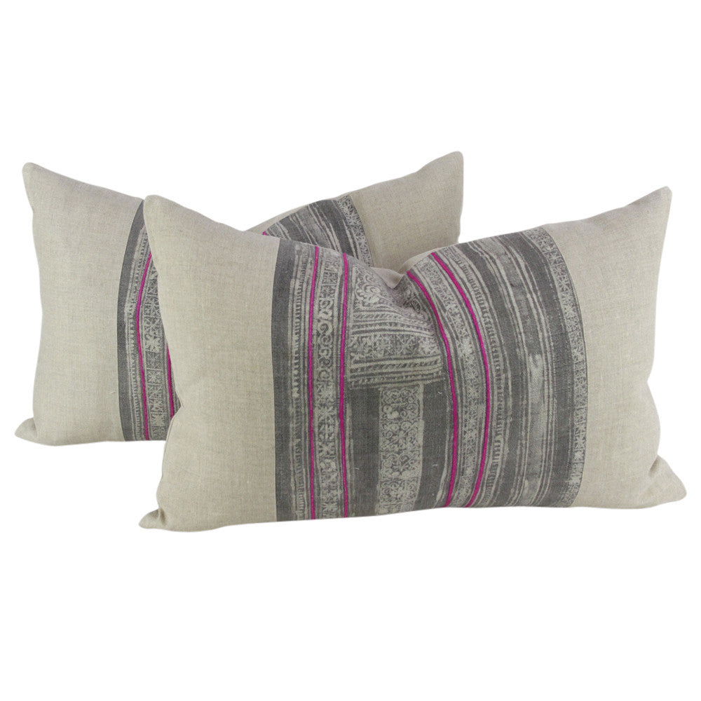 Ash Lumbar Batik Linen I