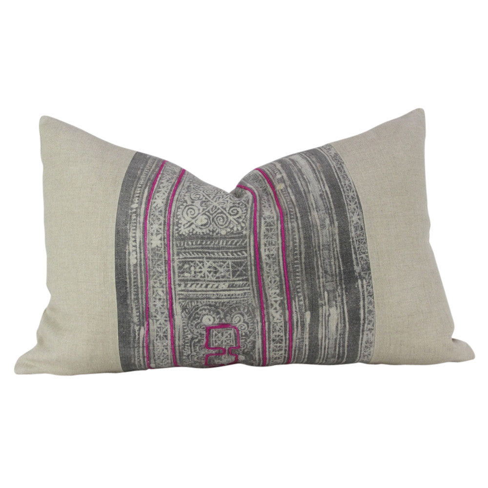Ash Lumbar Batik Linen IV