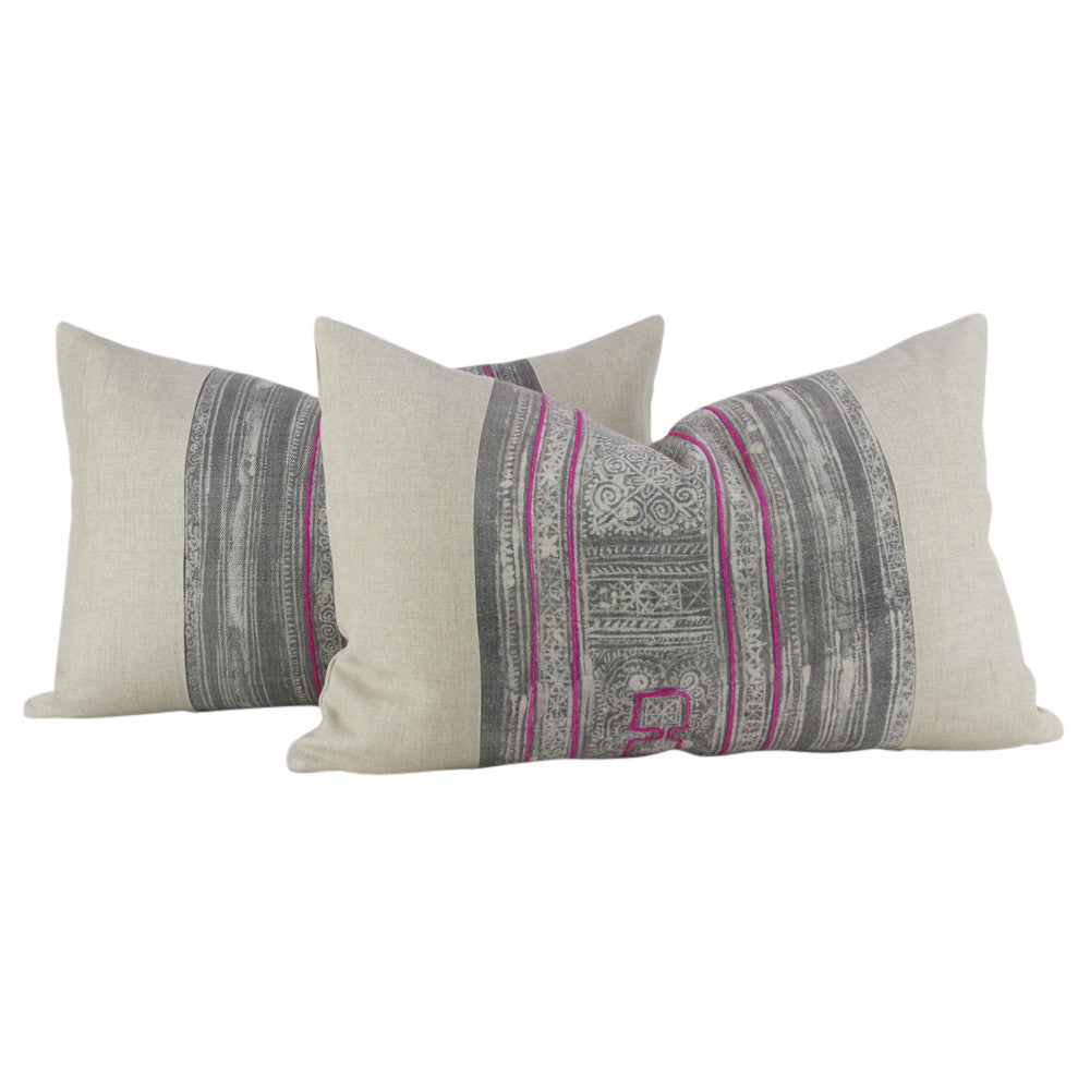 Ash Lumbar Batik Linen IV