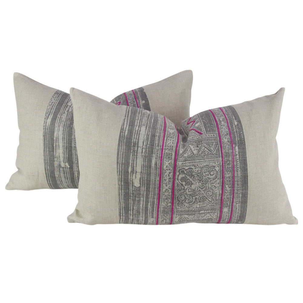 Ash Lumbar Batik Linen V