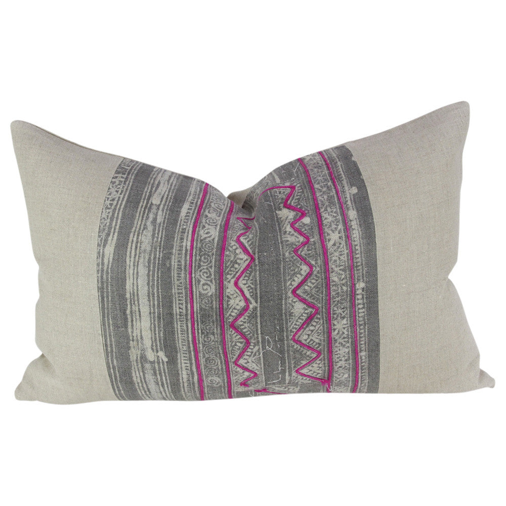 Ash Lumbar Batik Linen VI