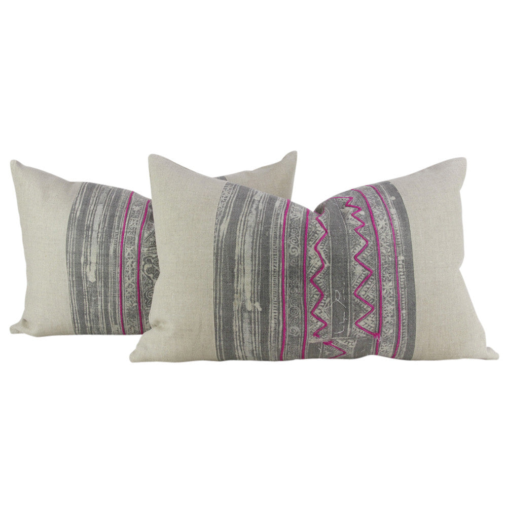 Ash Lumbar Batik Linen VI