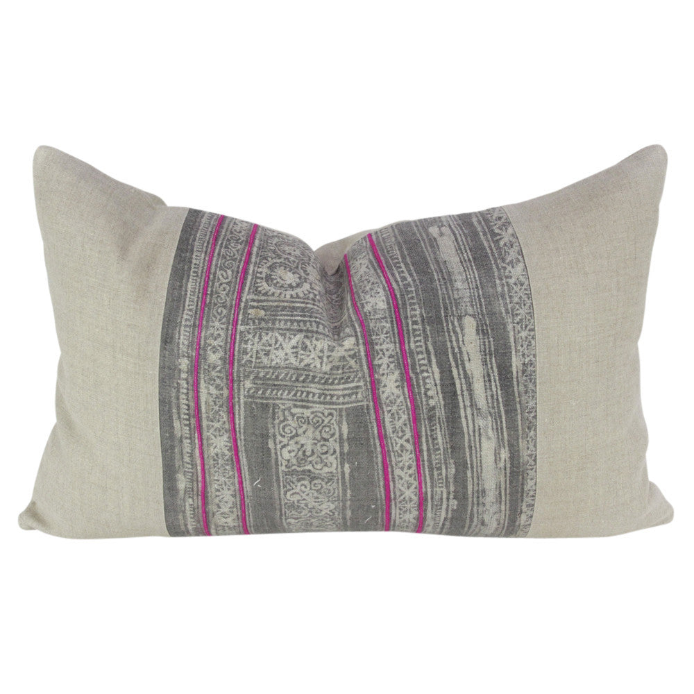 Ash Lumbar Batik Linen VII