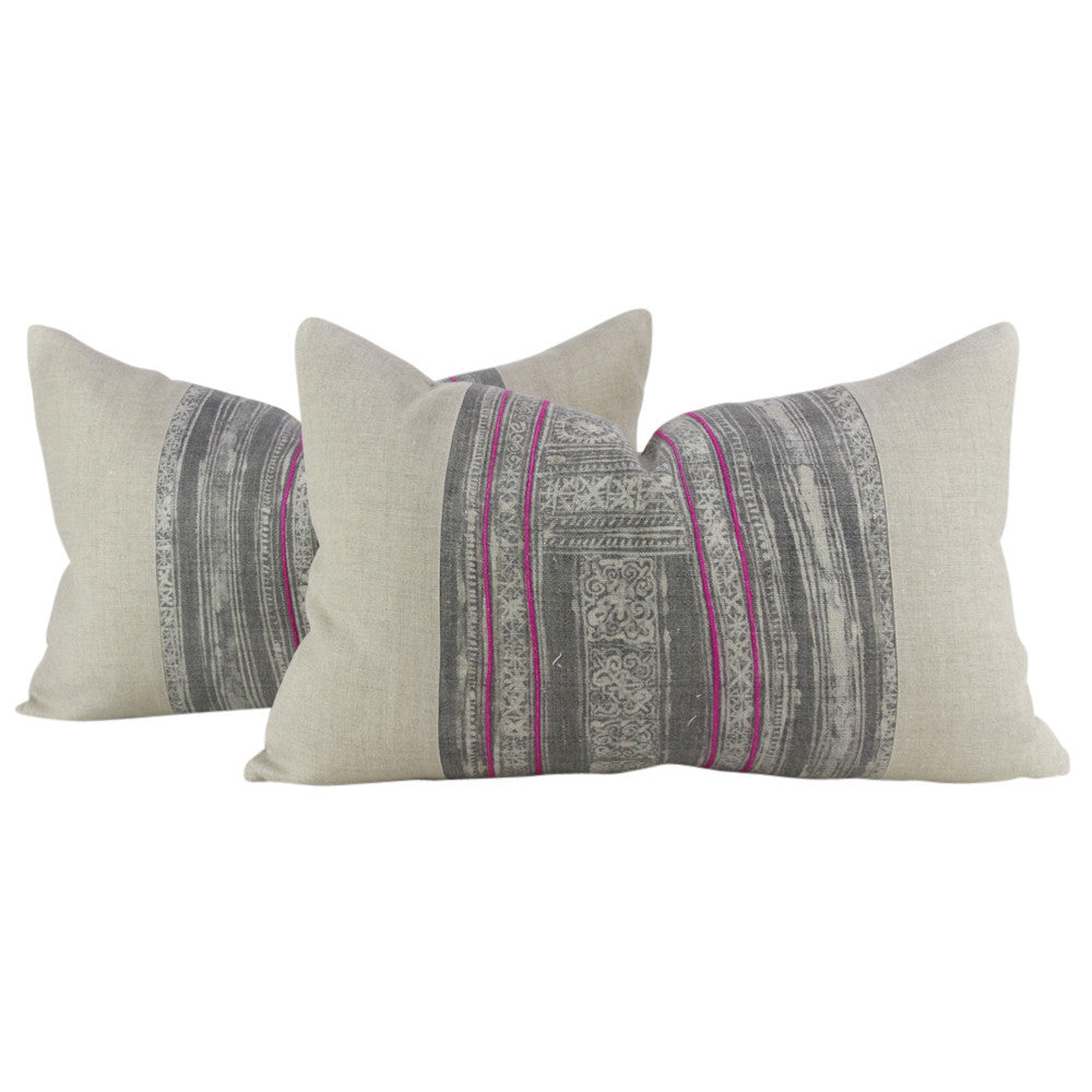 Ash Lumbar Batik Linen VII
