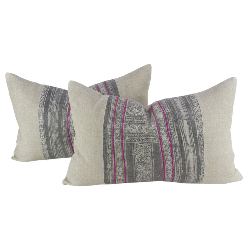 Ash Lumbar Batik Linen VII