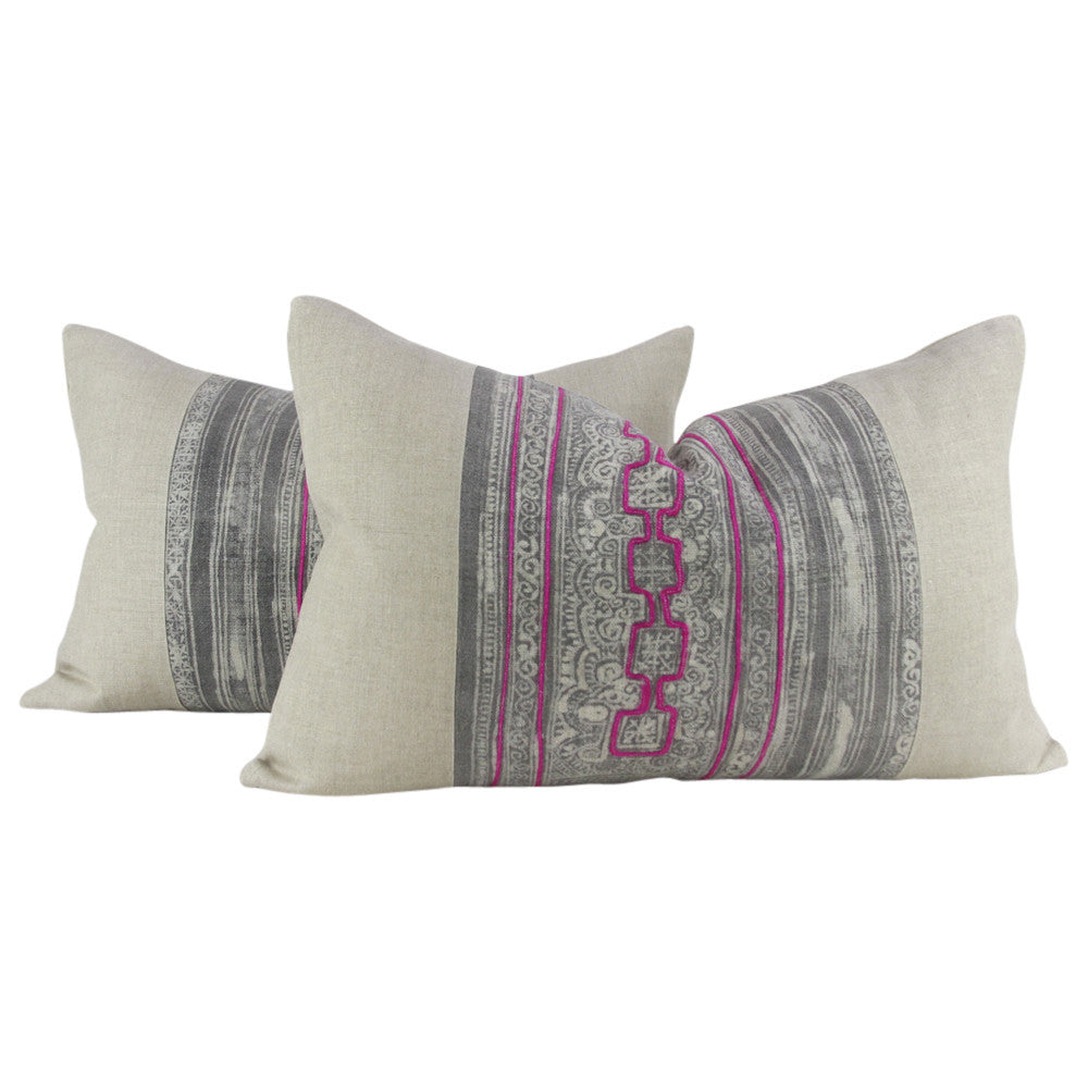 Ash Lumbar Batik Linen X