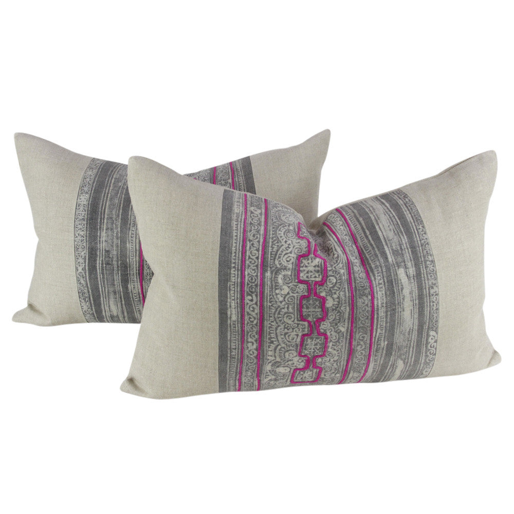 Ash Lumbar Batik Linen X