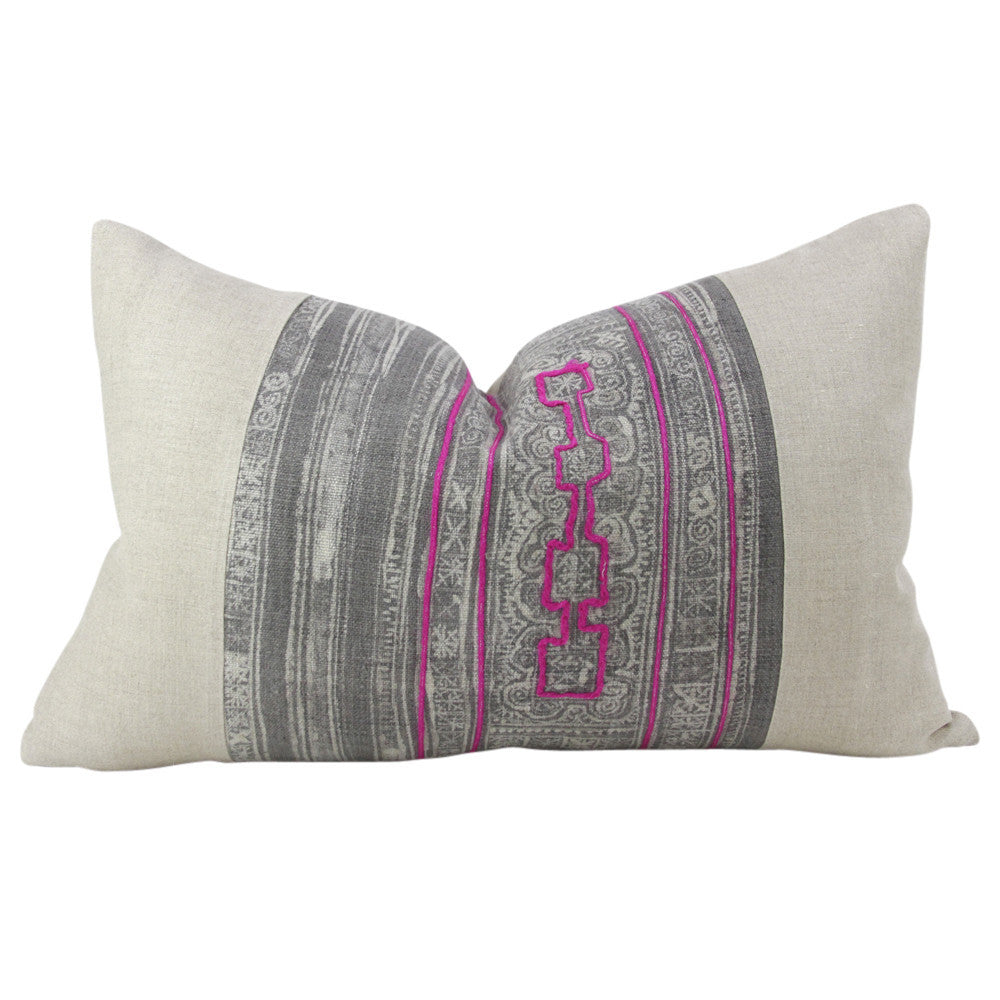 Ash Lumbar Batik Linen XIII