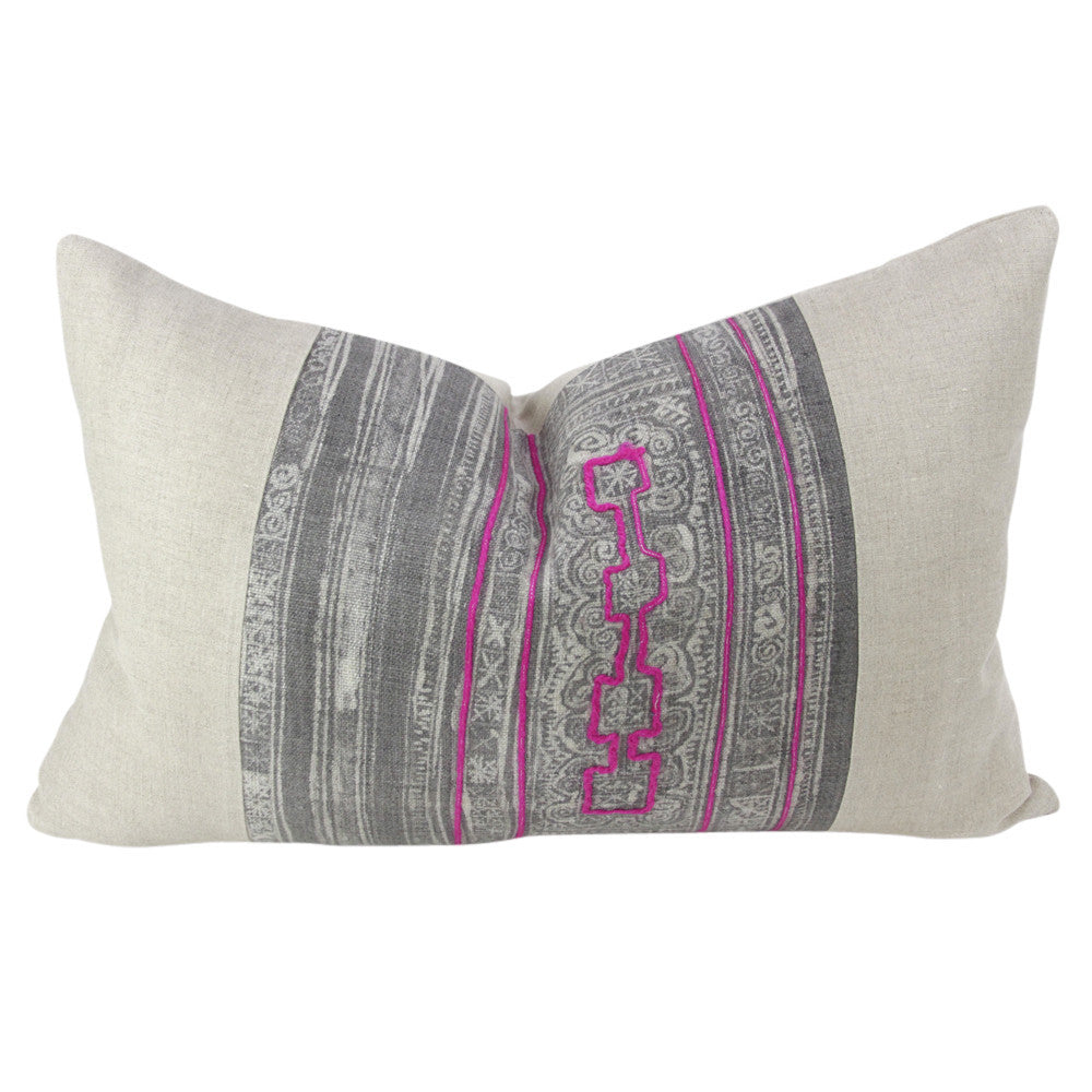 Ash Lumbar Batik Linen XIII