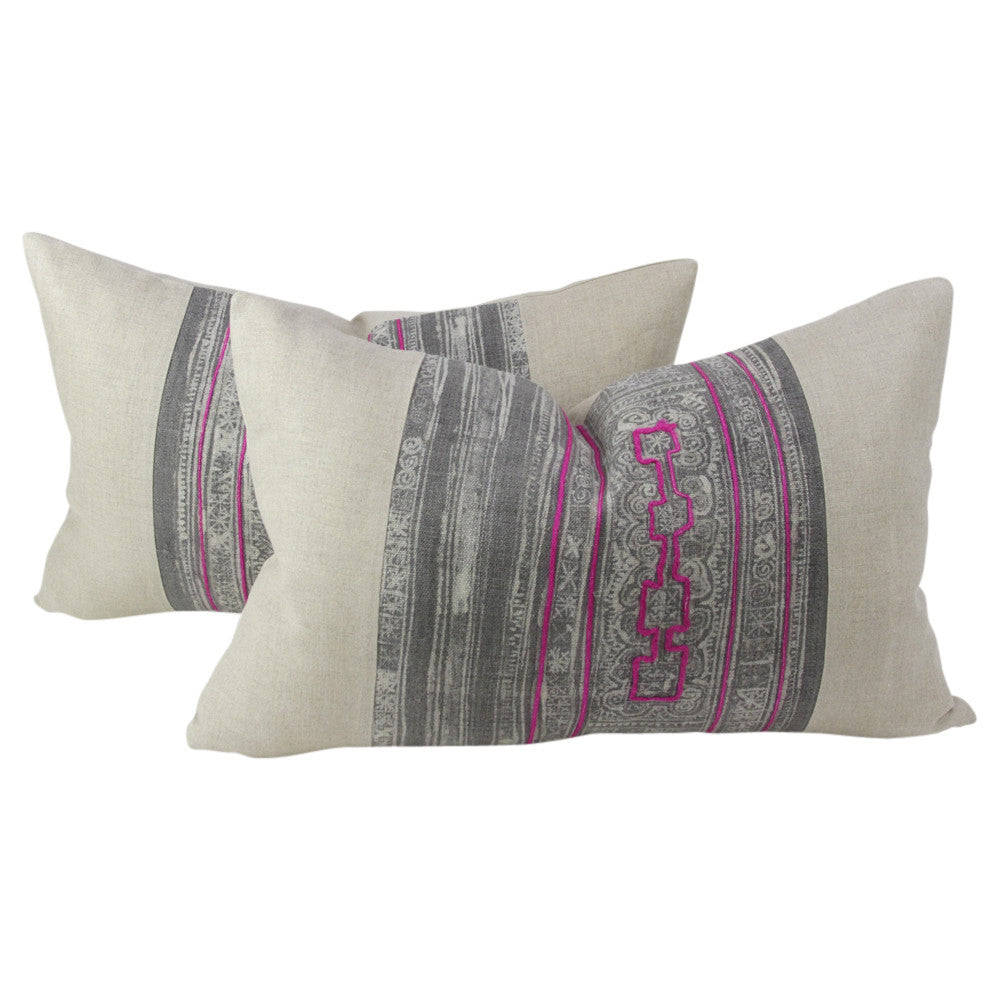 Ash Lumbar Batik Linen XIII