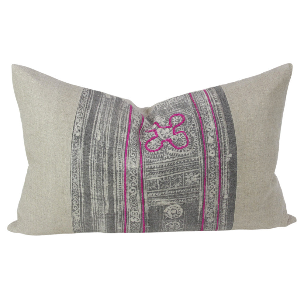 Ash Lumbar Batik Linen XV
