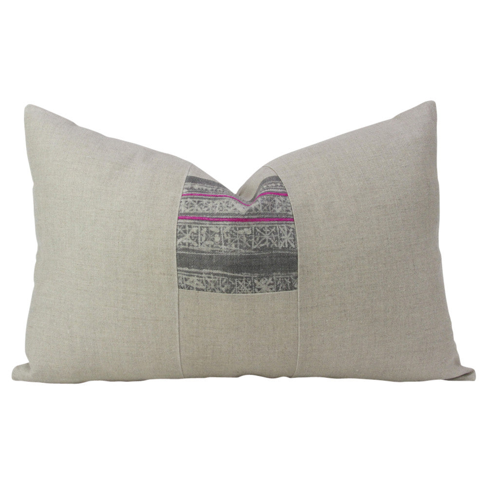 Ash Lumbar Batik Patch Linen II