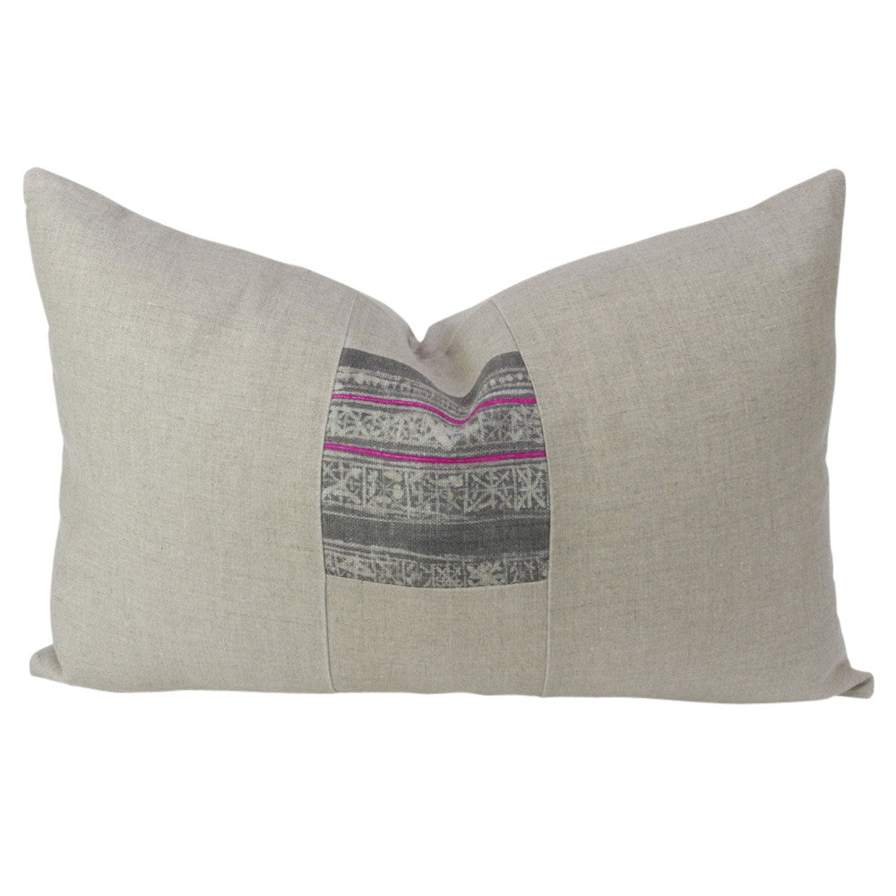 Ash Lumbar Batik Patch Linen II