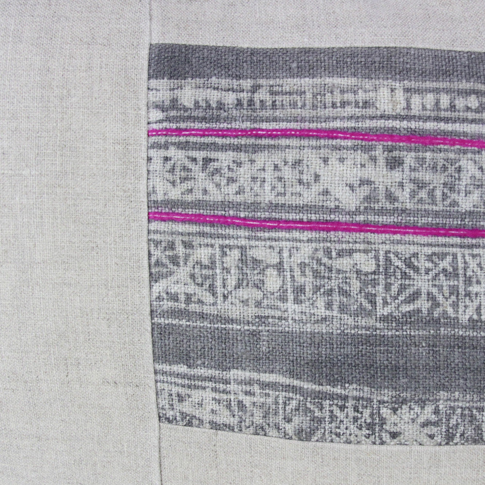 Ash Lumbar Batik Patch Linen II
