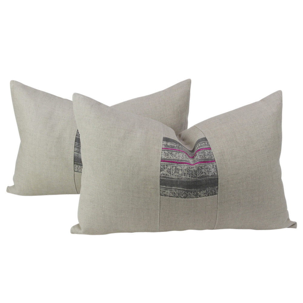 Ash Lumbar Batik Patch Linen II