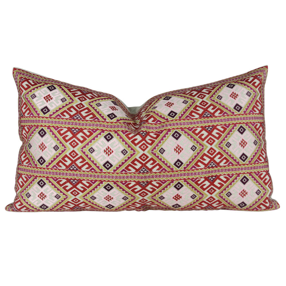 Swati Tribal Multicolor Pillow