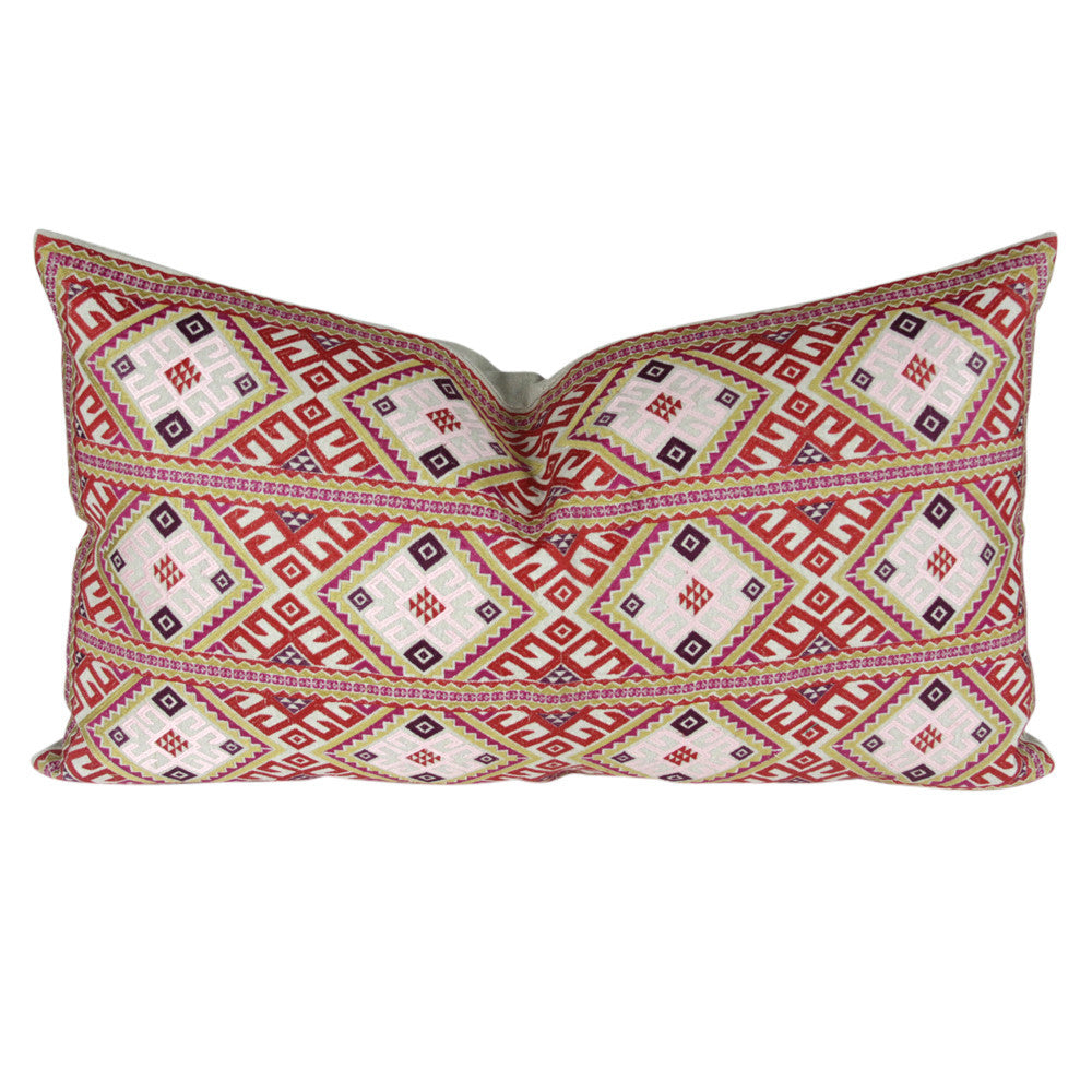Swati Tribal Multicolor Pillow