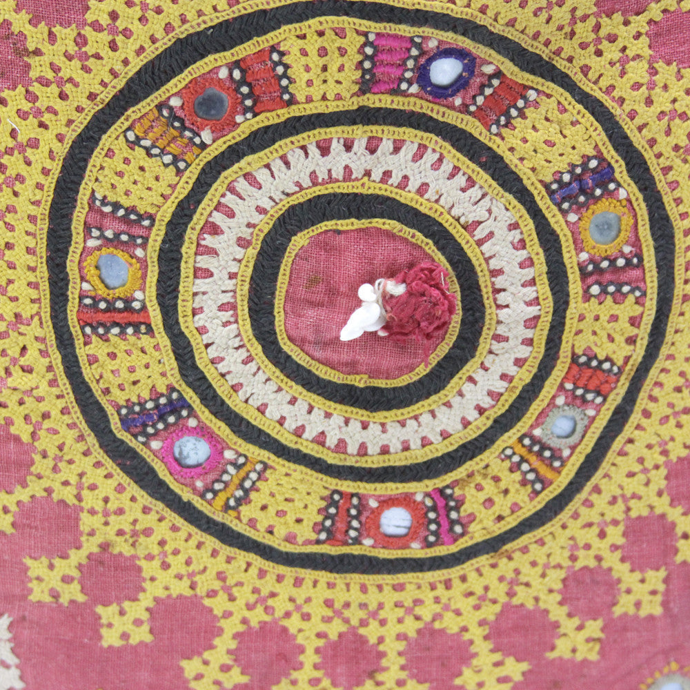 Antique Chakra Reshmi Sutra Pillow