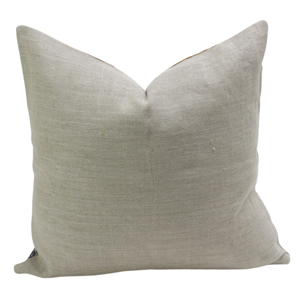 Antique Teal Reshmi Sutra Pillow