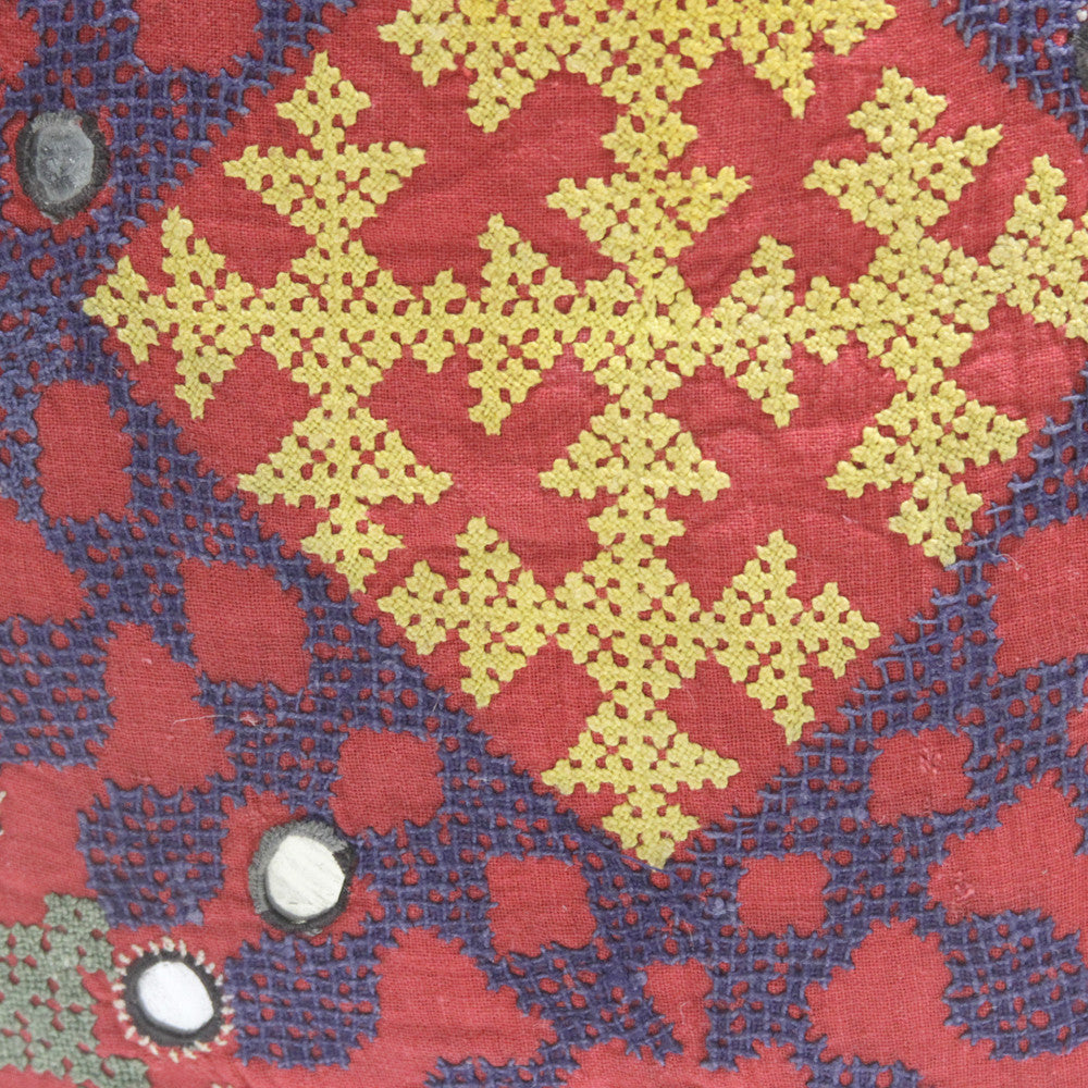 Antique Diamond Reshmi Sutra Pillow