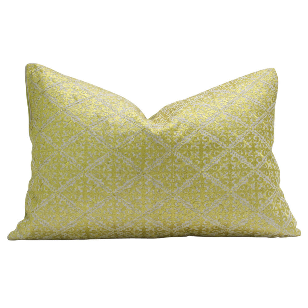 Swati Neon Fleur De Lys Pillow