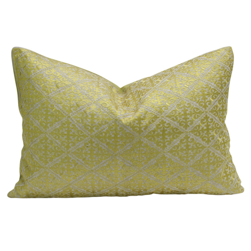 Swati Neon Fleur De Lys Pillow