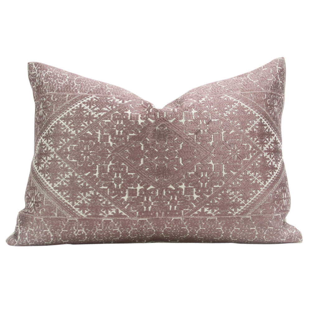 Swati Lavanda Brocade Pillow