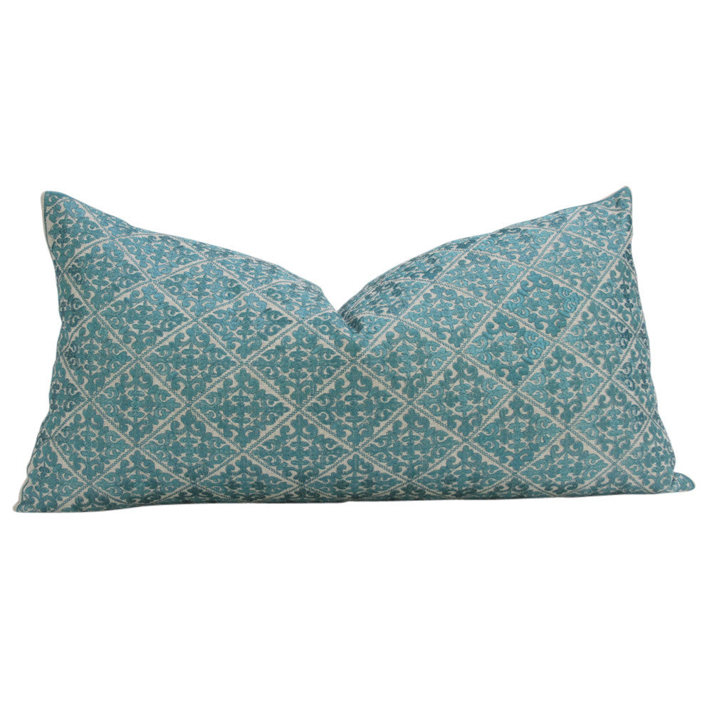 Swati Diamond Turqouise Brocade