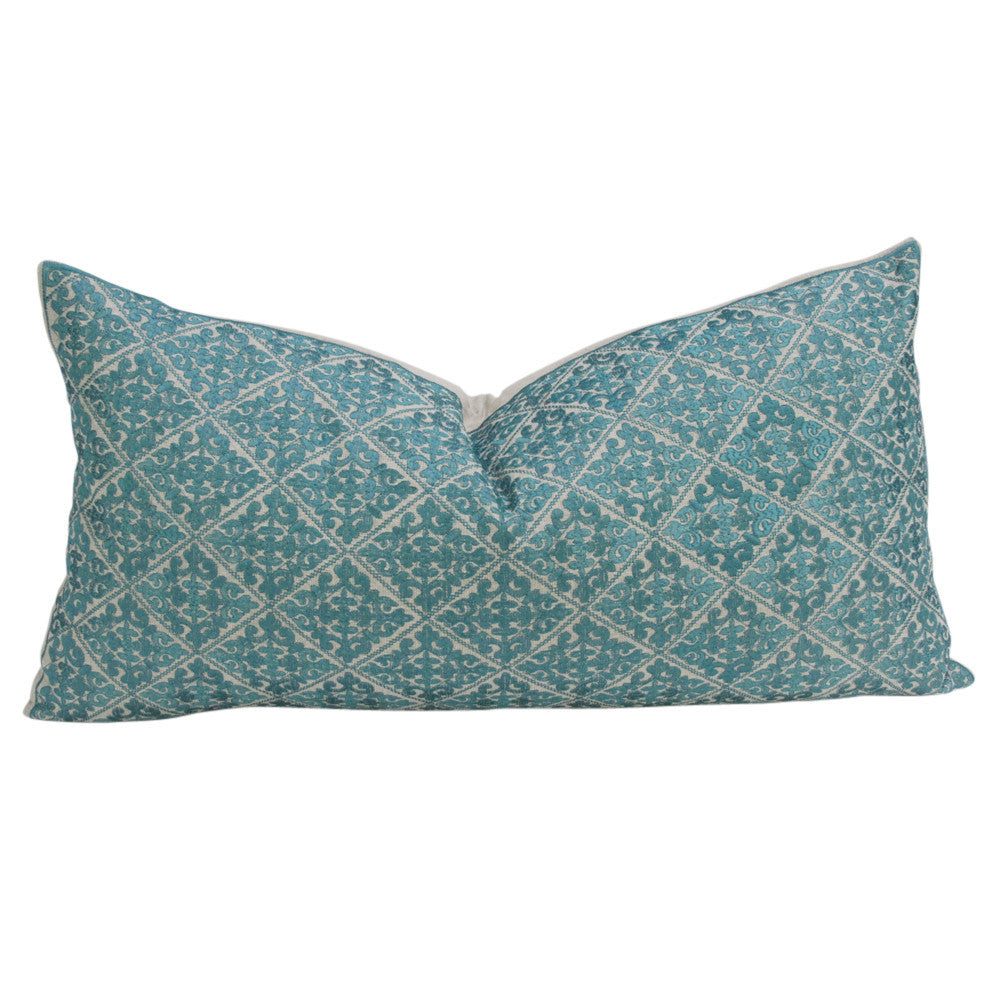 Swati Diamond Turqouise Brocade