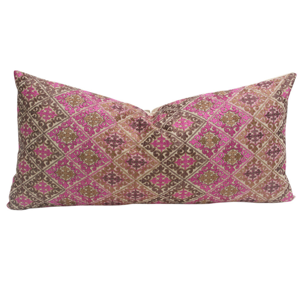 Cocoa Swati Floral Brocade