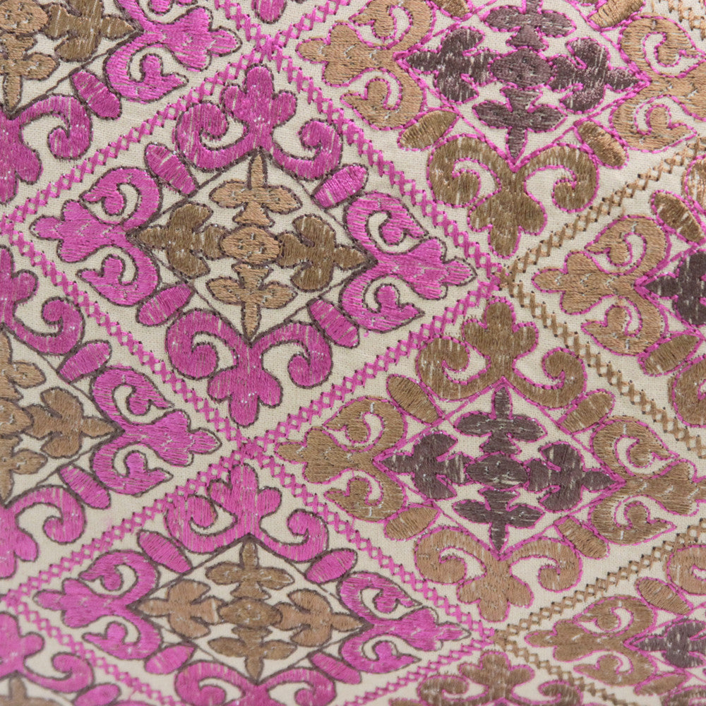 Cocoa Swati Floral Brocade