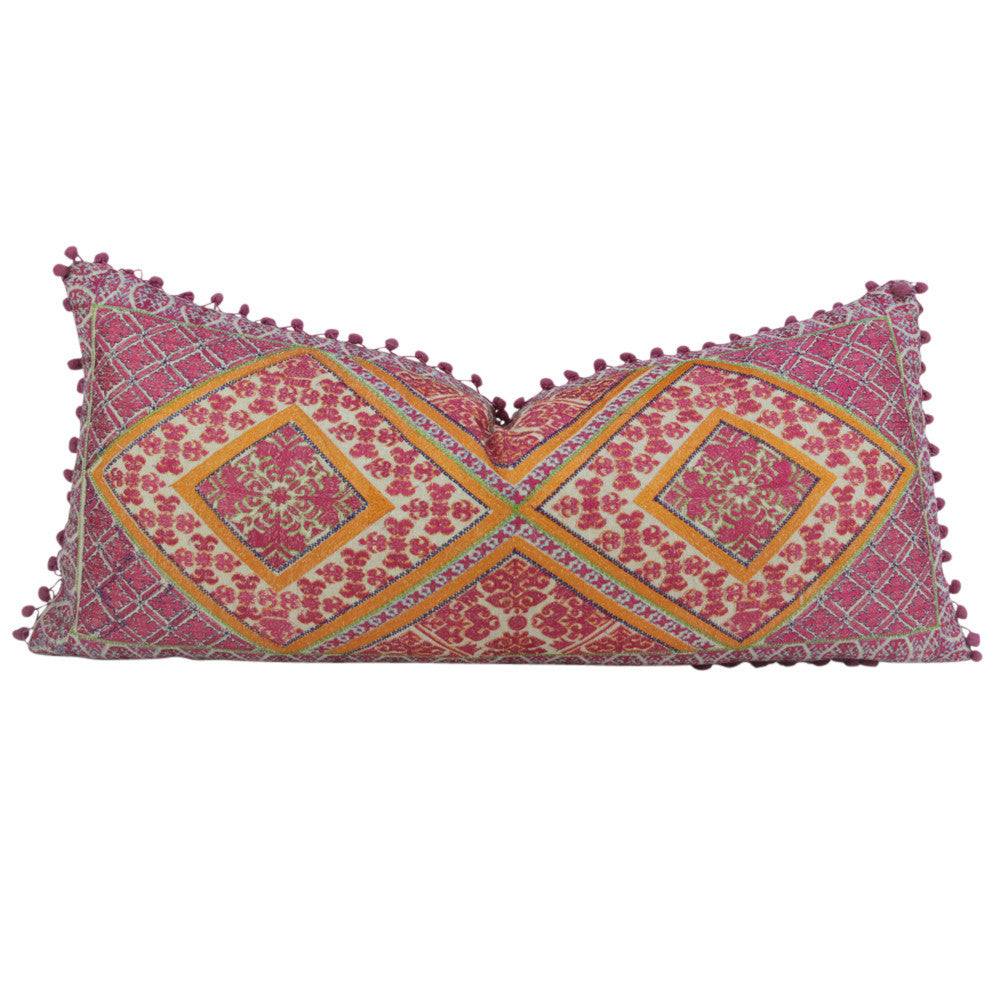 Swati Silk Rose Pillow