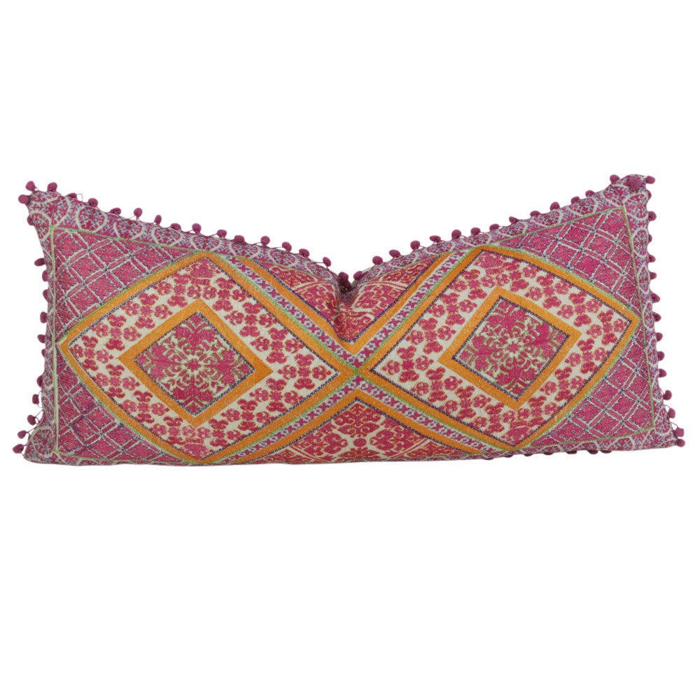 Swati Silk Rose Pillow
