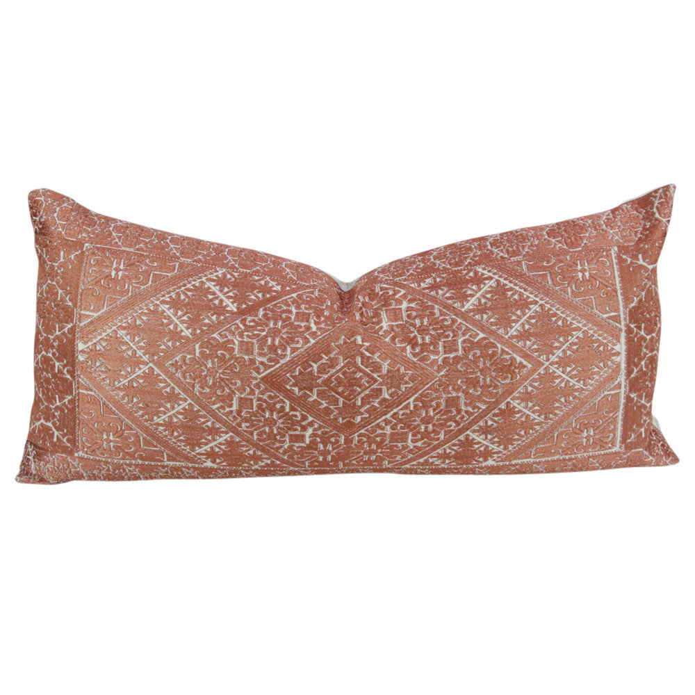 Swati Diamond Coral Brocade