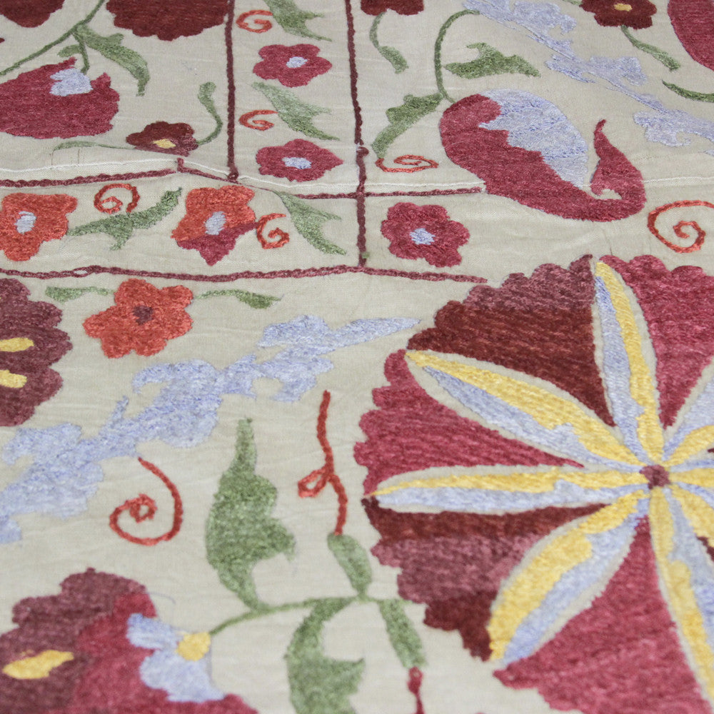 Floral Suzani Embroidery