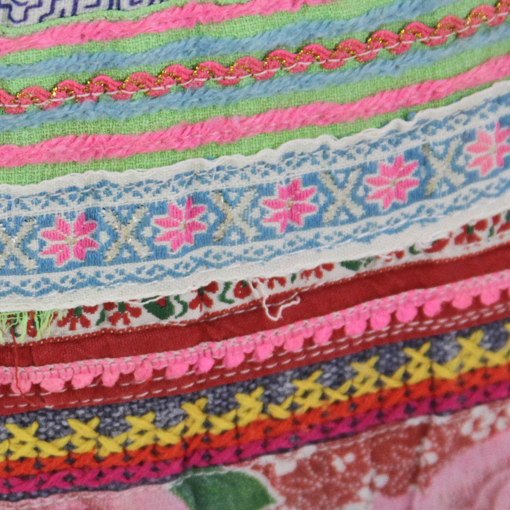 Striped Hmong Hill Tribe Pillow