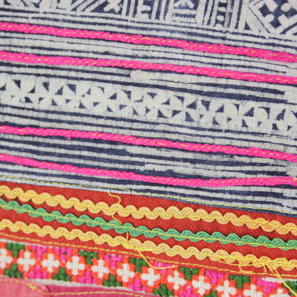 Patterned Hmong Hill Tribe Pillow