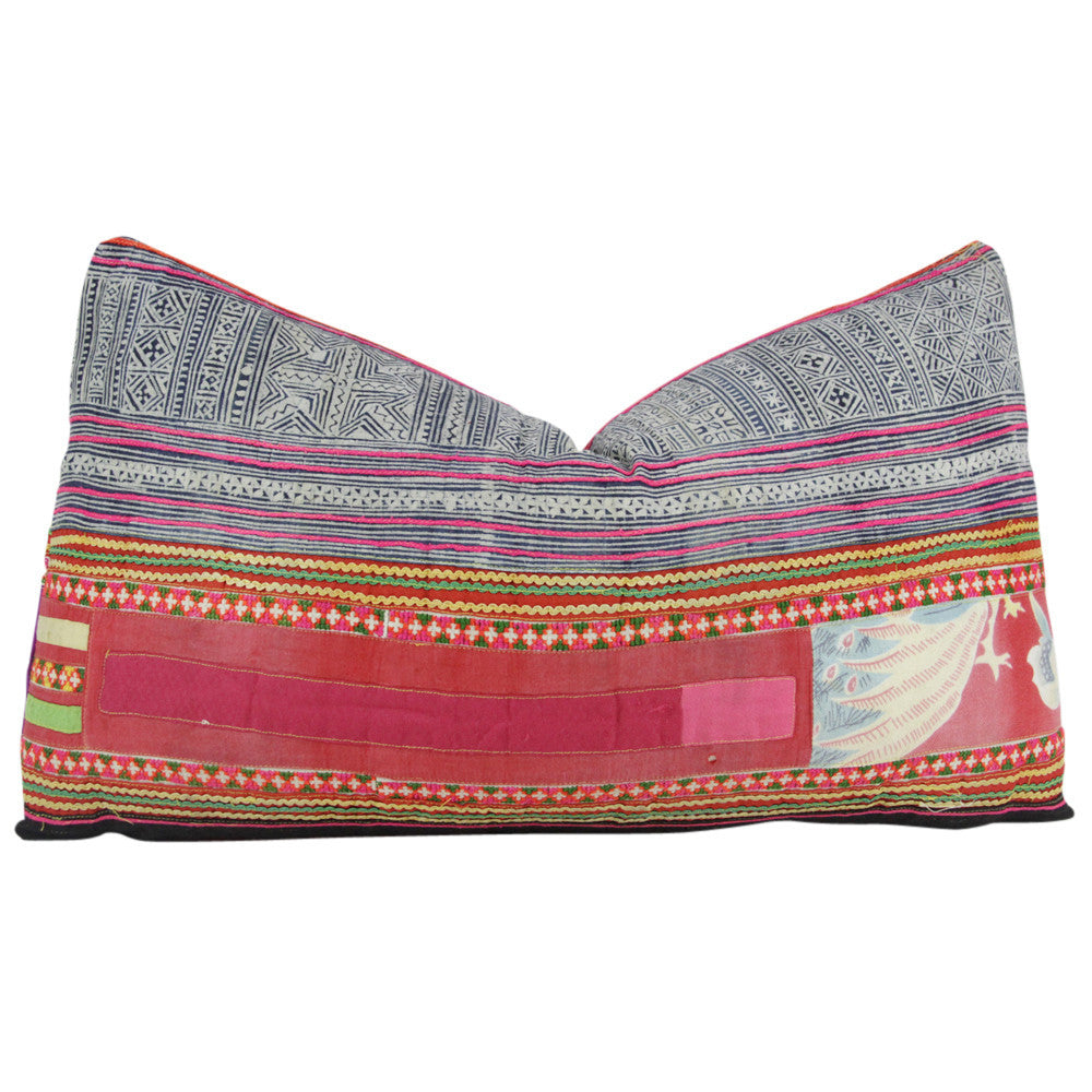 Patterned Hmong Hill Tribe Pillow