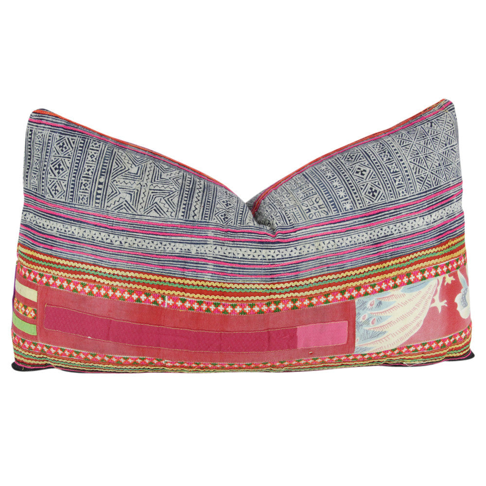 Patterned Hmong Hill Tribe Pillow