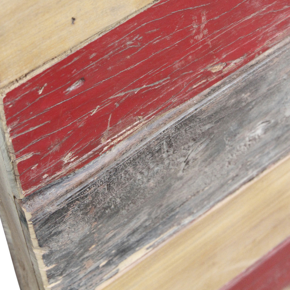 Multicolor Reclaimed Stripe Door