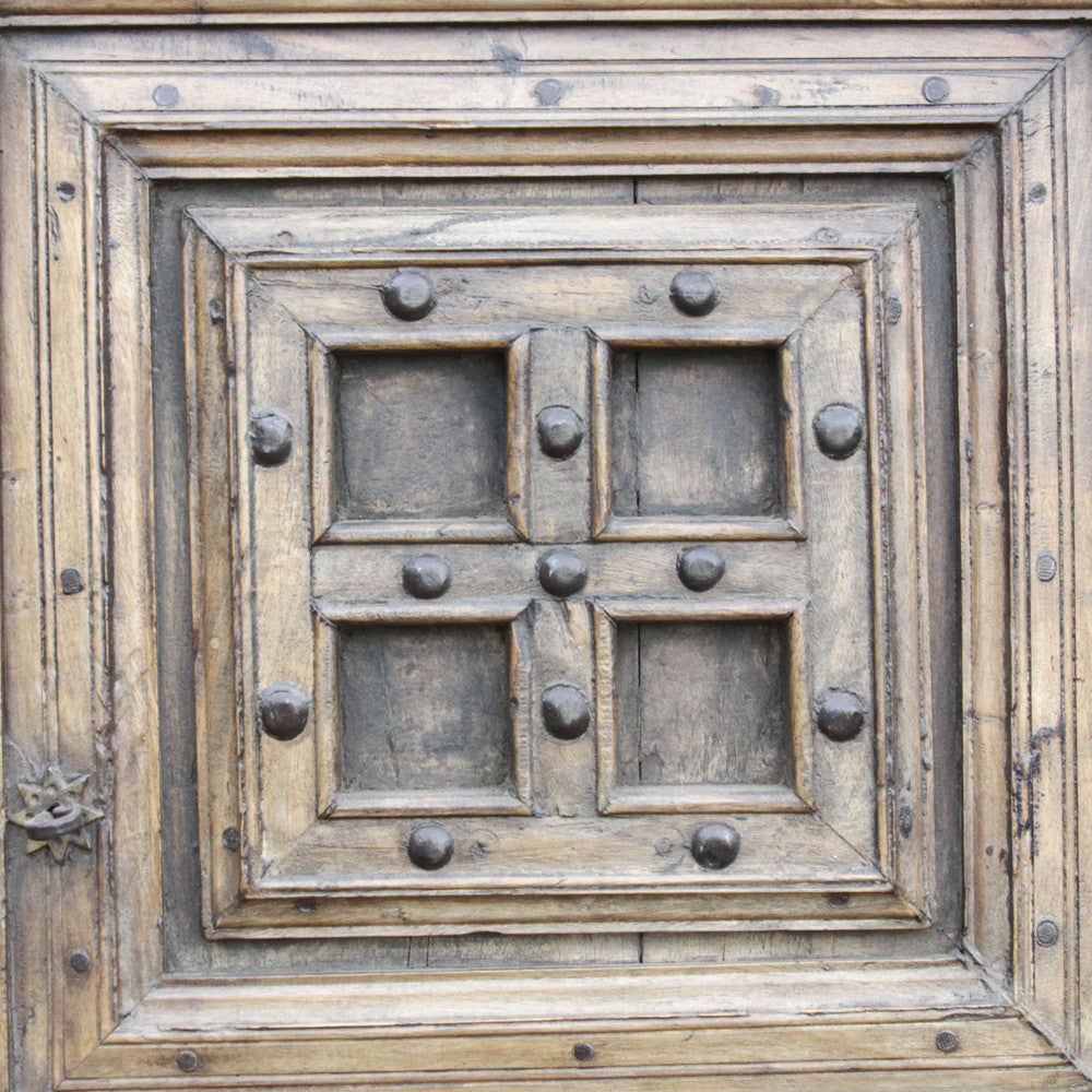19th Century Colonial Teak Double Door