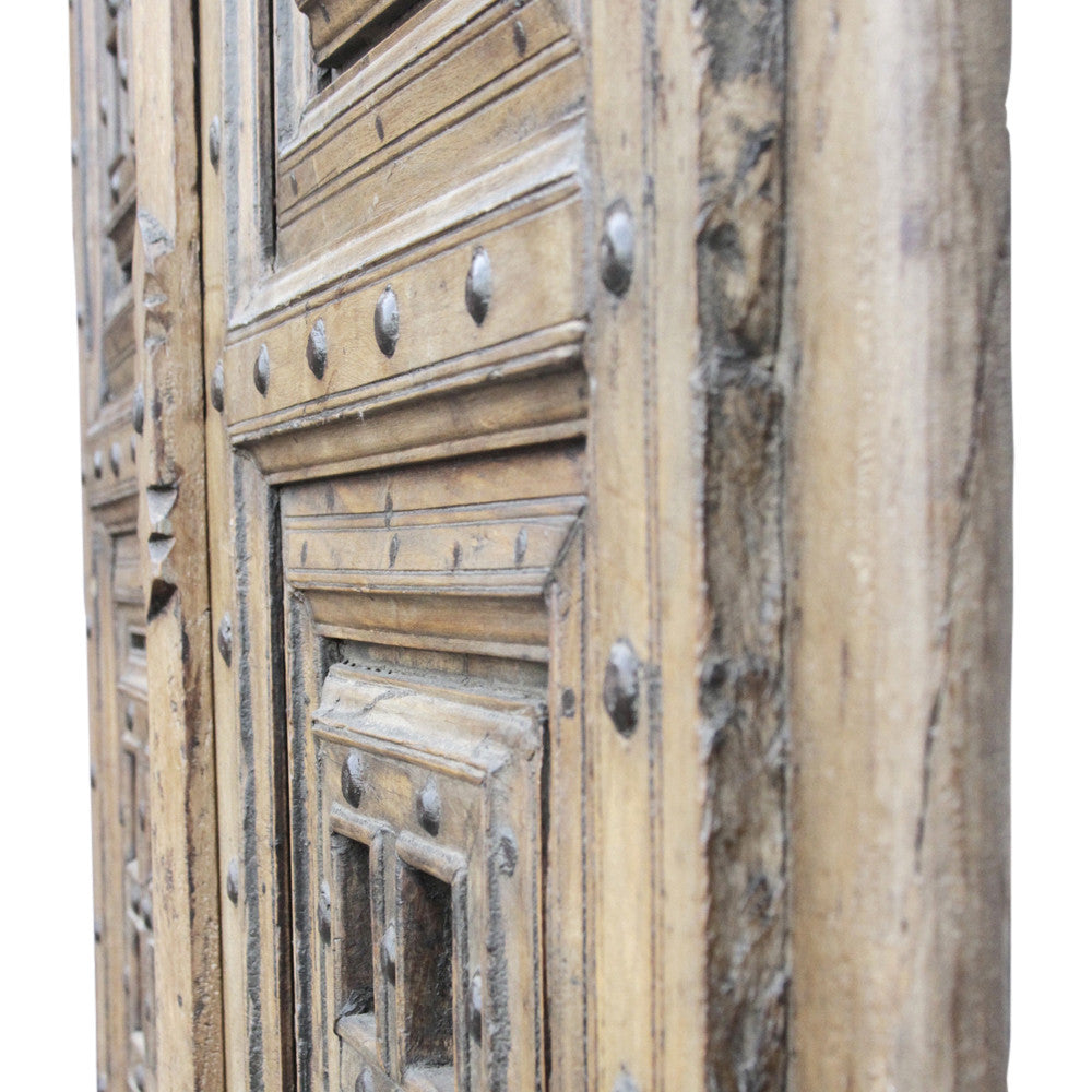 19th Century Colonial Teak Double Door