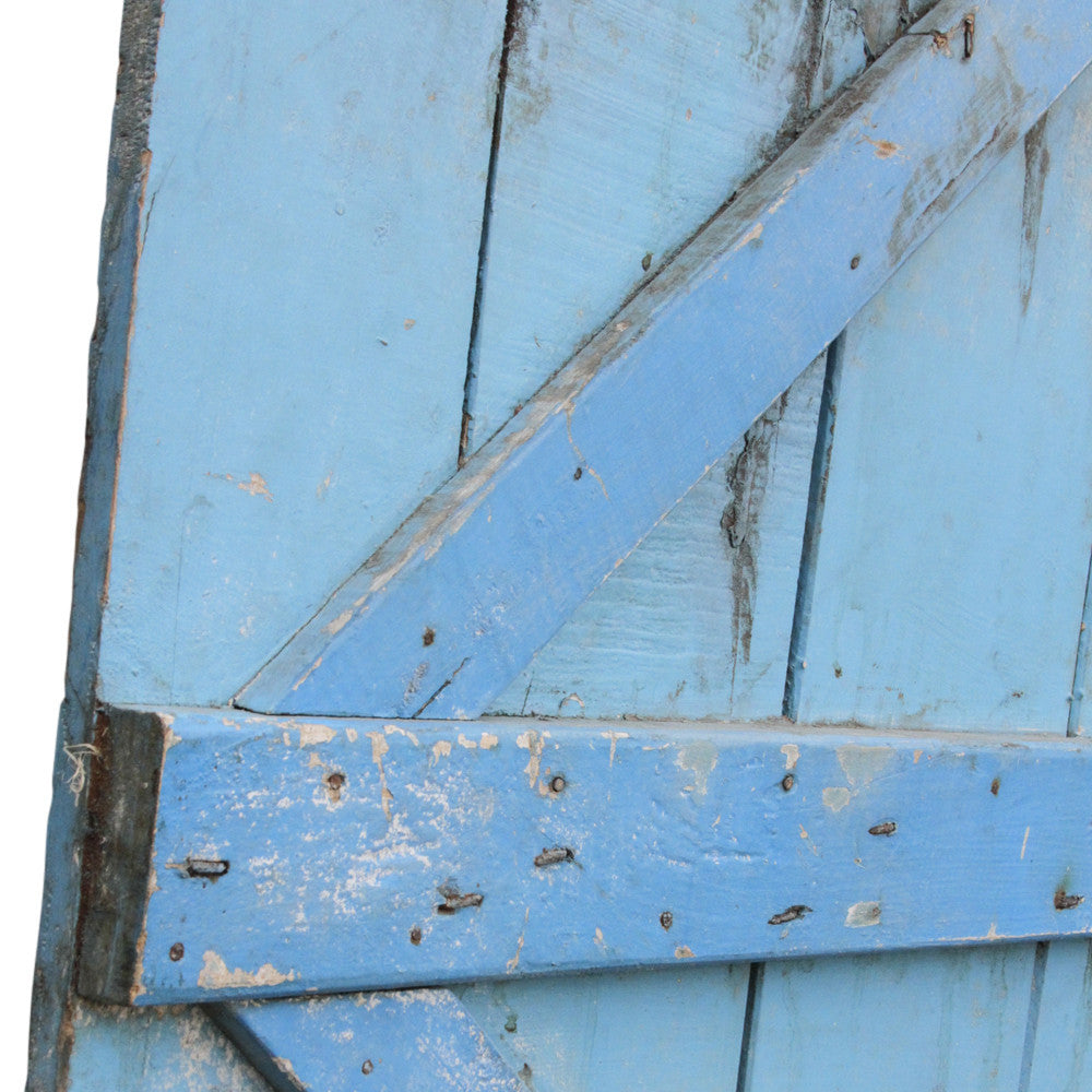 Turquoise Barn Door