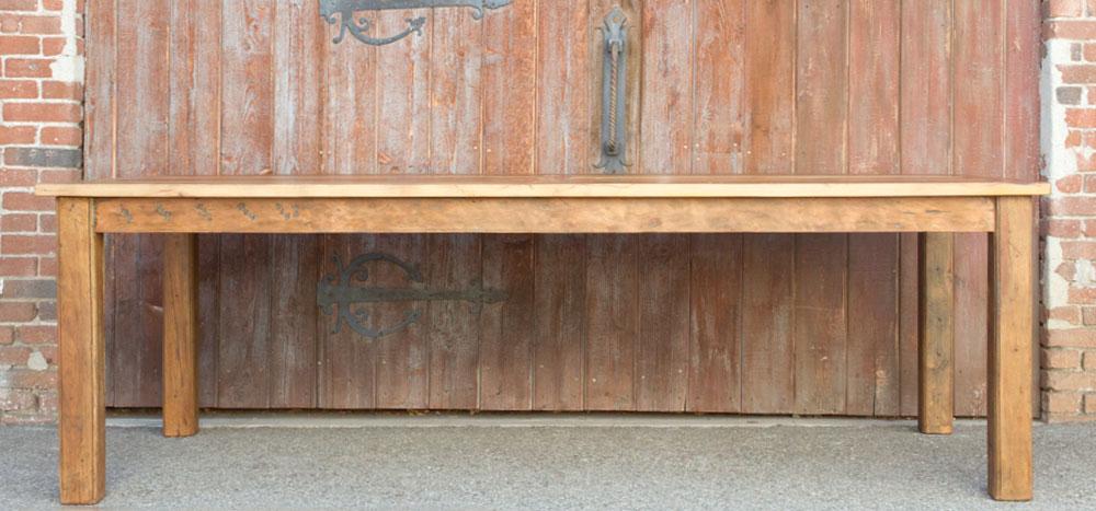 Reclaimed Teak Parson Table