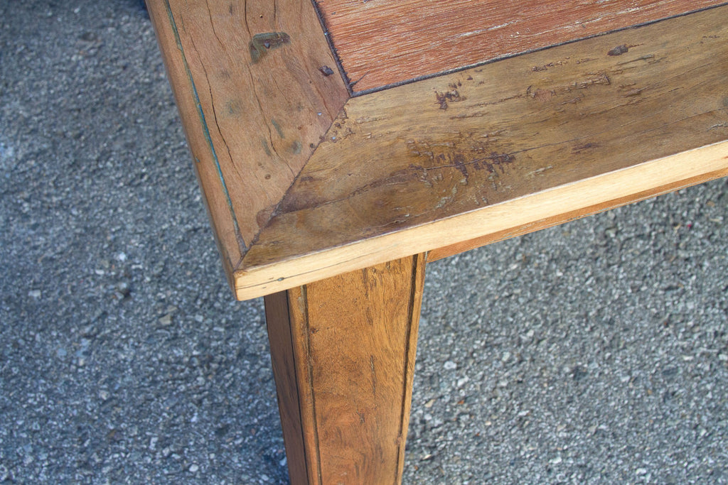 Reclaimed Teak Parson Table