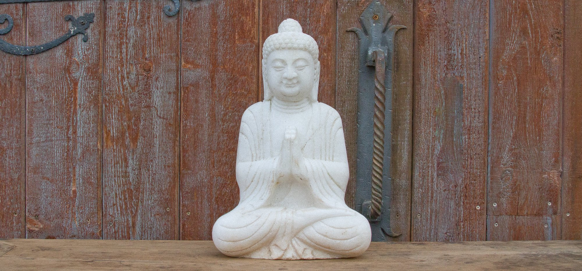 Finely Carved Burmese Marble Buddha